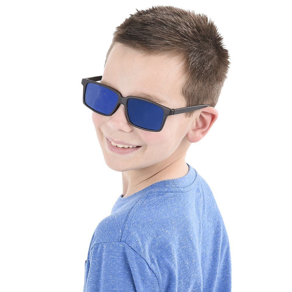 Zugar Land Top Secret Spy Glasses for Kids - Rear-View Sunglasses with UV Protection (1 Pack)