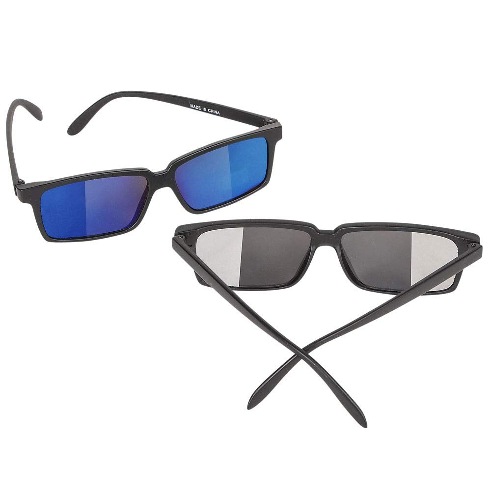 Zugar Land Top Secret Spy Glasses for Kids - Rear-View Sunglasses with UV Protection (1 Pack)