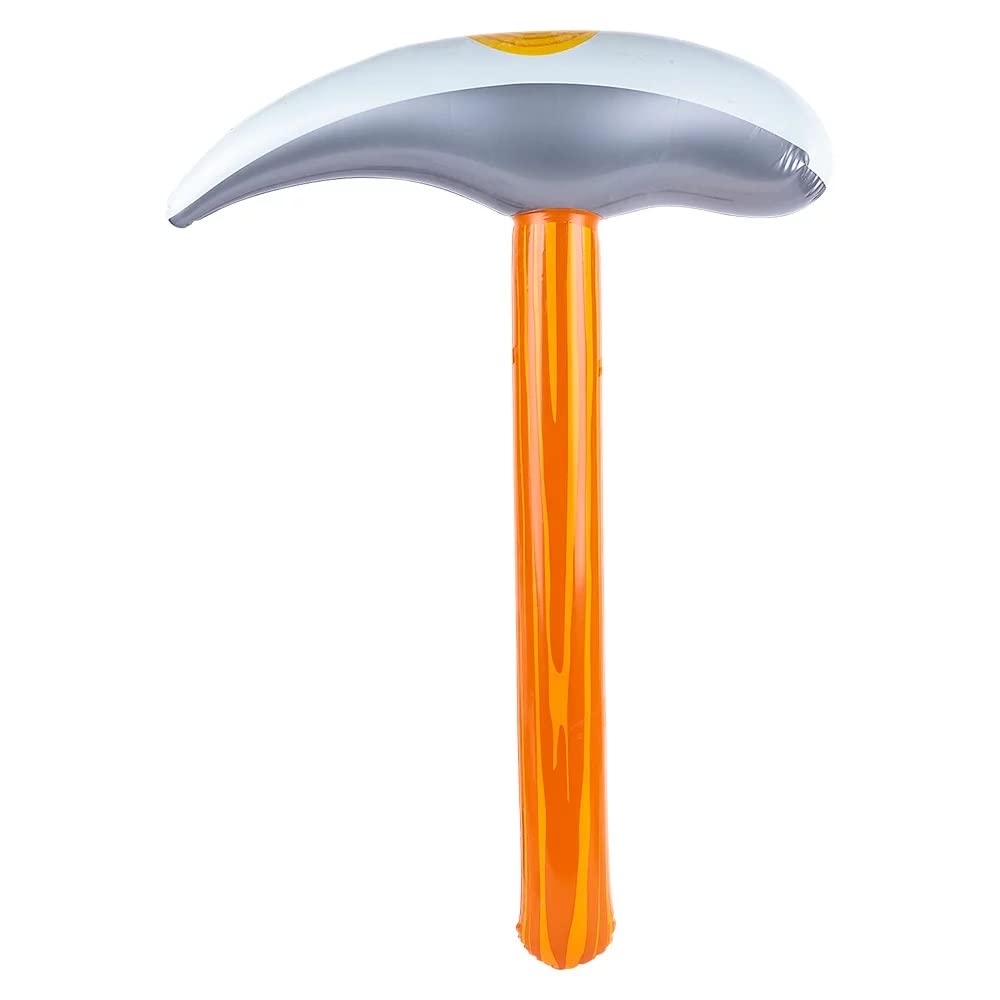 Zugar Land Pick Axe Inflate 33-inch – 1 Pack Vinyl Mining Tool for Party Decor