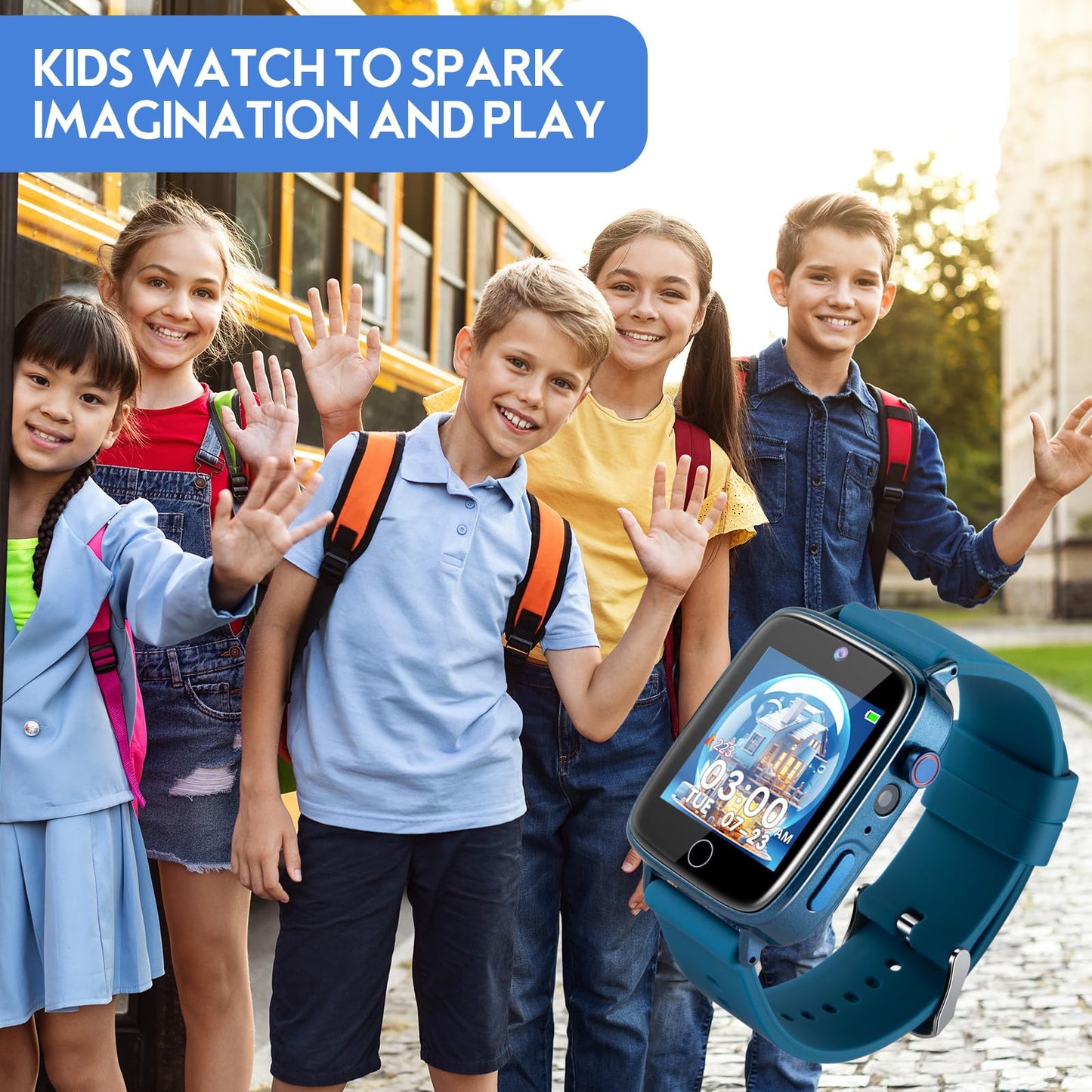 ZUODUN Kids Watch for Boys – Alarm Clock, Learn Card Audiobook, Camera & 26 Games