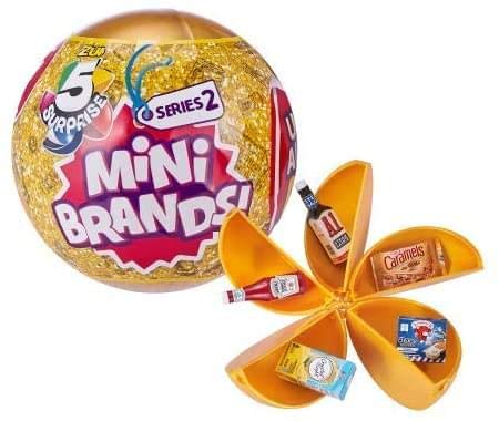 ZURU 5 Surprise Mini Brands Series 2 – Unbox 5 Surprises & Collect 70+ Minis