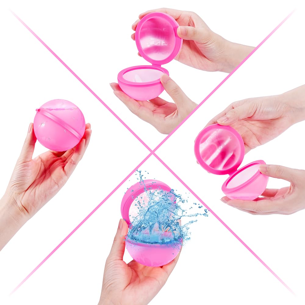 ZURU Bunch O Balloons Reusable Water Balloons – 12 Pack, Assorted Colors
