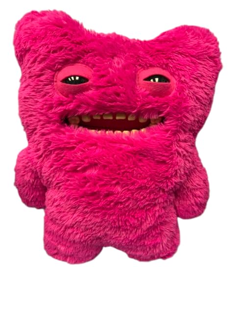 ZURU Fugglers Bigg Fuggs – 17-Inch Mr Buttons Pink Ugly Monster Plush