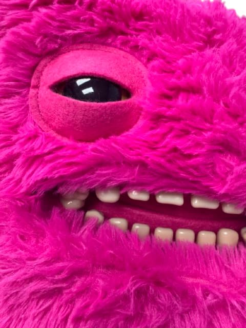 ZURU Fugglers Bigg Fuggs – 17-Inch Mr Buttons Pink Ugly Monster Plush