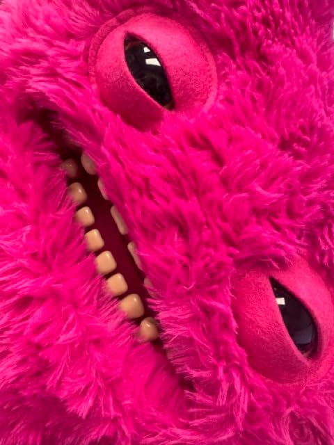 ZURU Fugglers Bigg Fuggs – 17-Inch Mr Buttons Pink Ugly Monster Plush