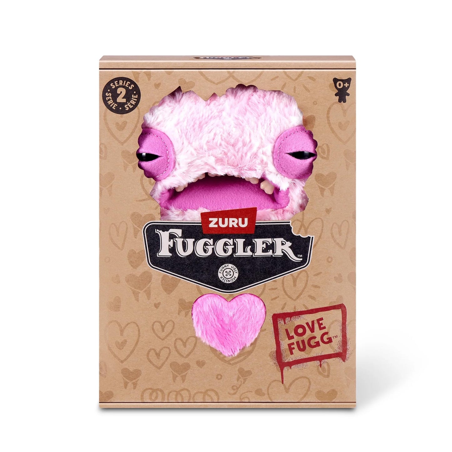 ZURU Fuggler Love Fuggs S2 Pink – Collectible Plush with Quirky Charm