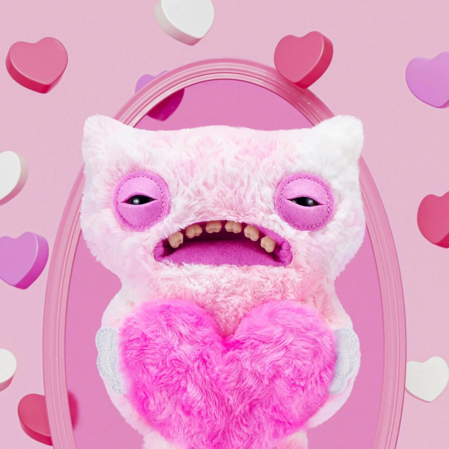 ZURU Fuggler Love Fuggs S2 Pink – Collectible Plush with Quirky Charm