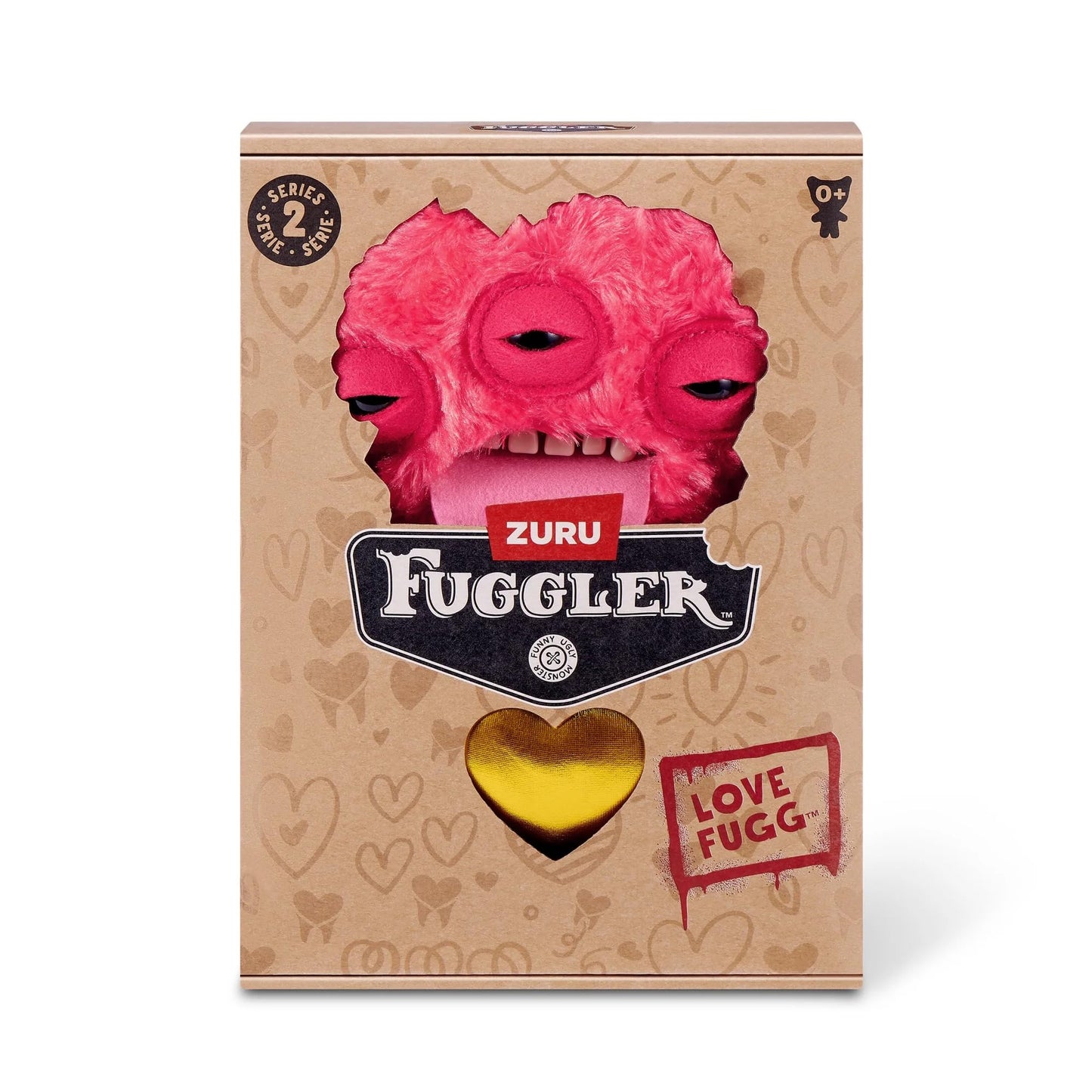 ZURU Fuggler Love Fuggs S2 Red Annoyed Alien – Collectible Plush