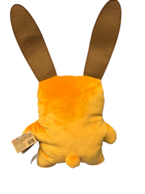 ZURU Fugglers Bigg Fuggs - 17-Inch Rabid Rabbit Orange Ugly Monster Plush