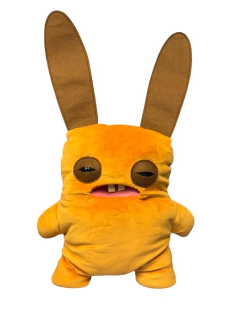 ZURU Fugglers Bigg Fuggs - 17-Inch Rabid Rabbit Orange Ugly Monster Plush