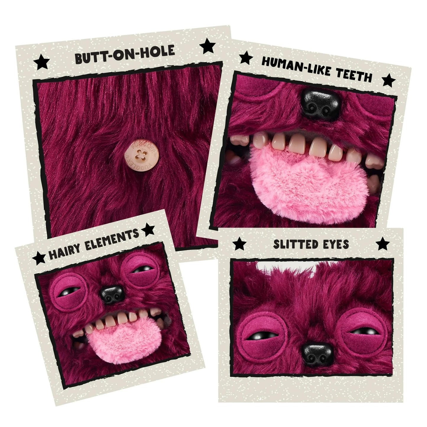 ZURU Fugglers Hairy Fuggs Sir Belch 9-Inch Plush  Funny Ugly Monster Toy