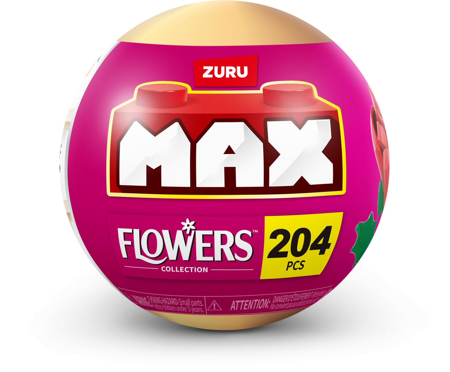 ZURU MAX Premium Garden Long Flowers – 2-Bloom Capsule, 233 Pieces, 10 Designs to Collect