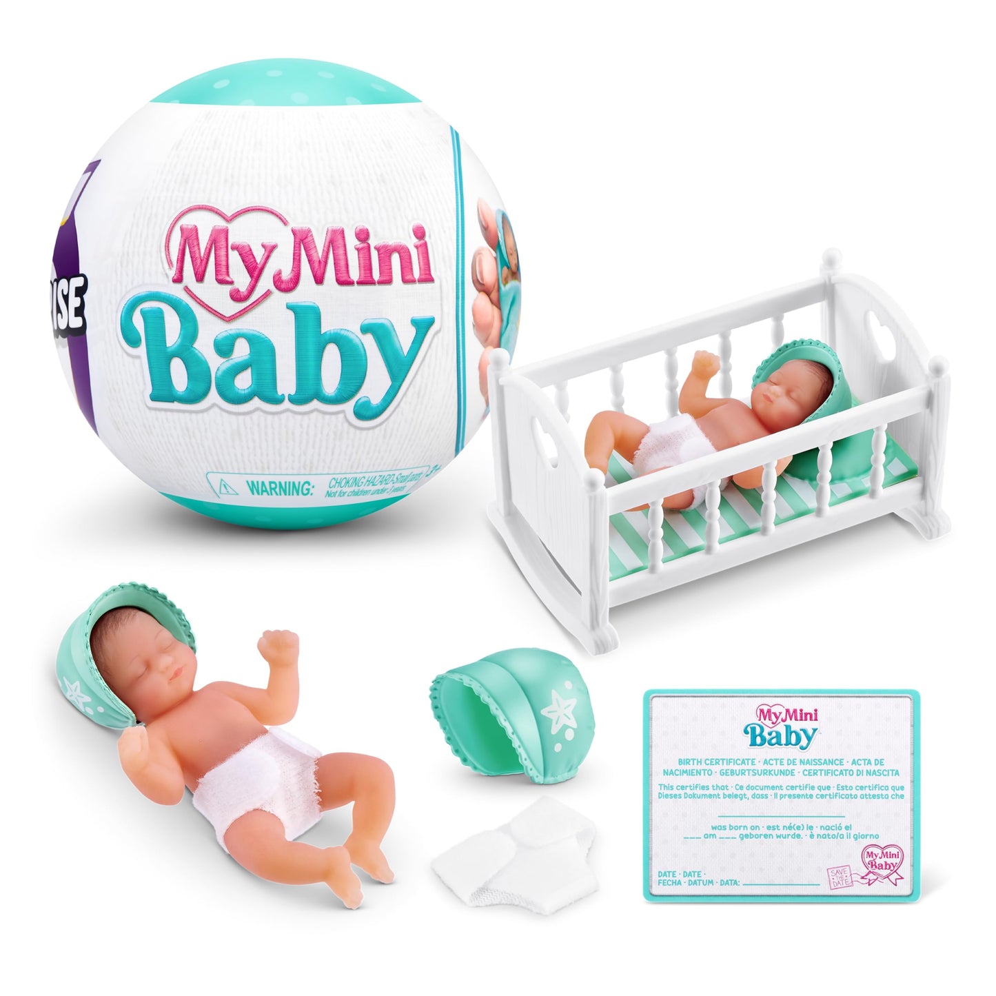 5 Surprise My Mini Baby Series 1 by ZURU | Realistic Miniature Playset