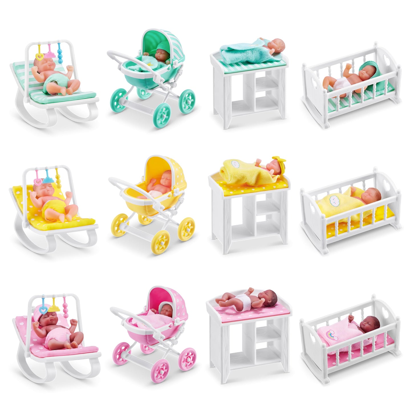 5 Surprise My Mini Baby Series 1 by ZURU | Realistic Miniature Playset