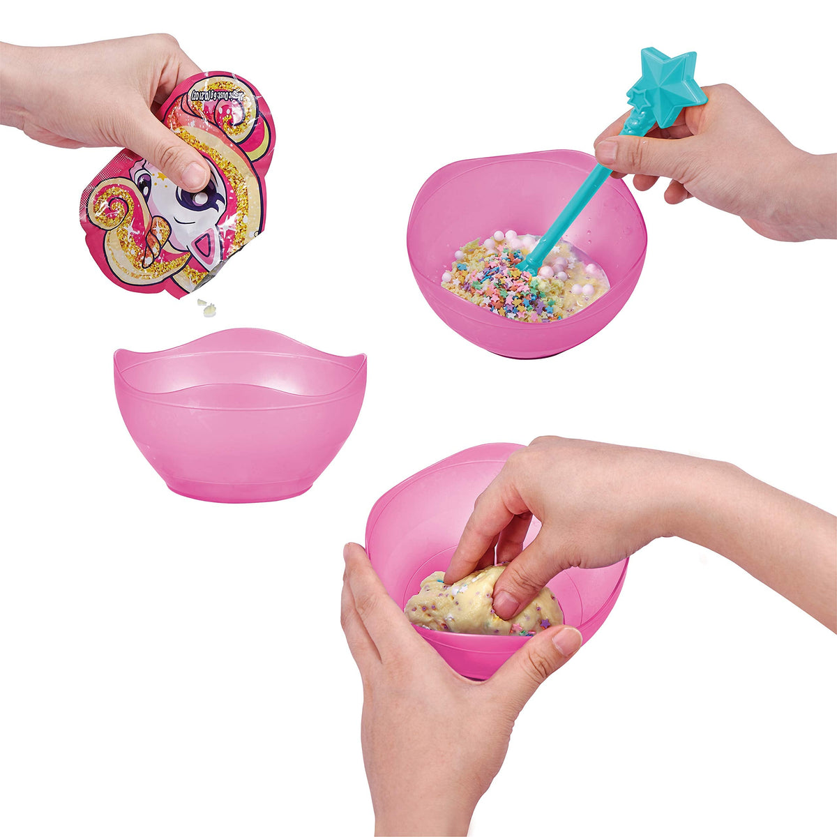 ZURU Oosh Potions Slime Surprise Pink – DIY Slime Kit with Sparkles, Beads & Glow