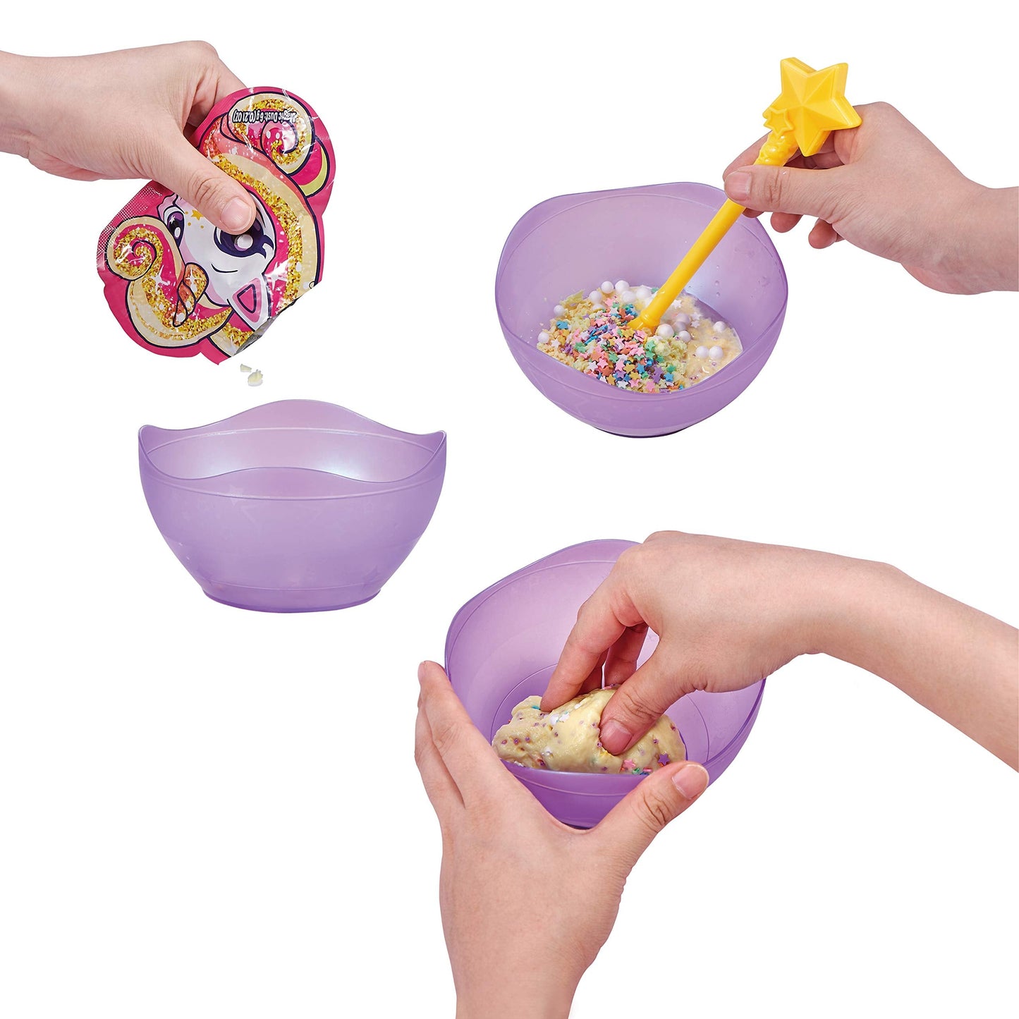 Oosh Potions Slime Surprise Purple — ZURU OOSH DIY Slime Kit with Sparkles, Beads & Glow Wand