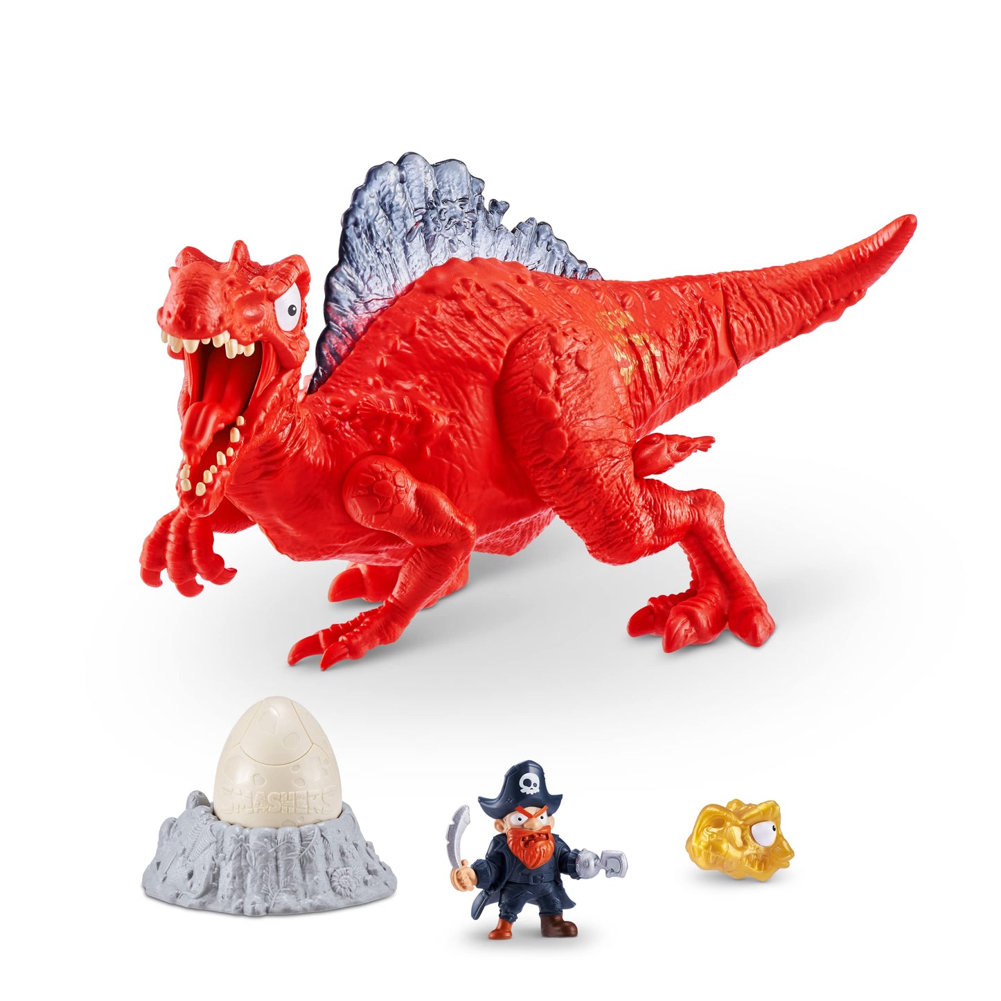 ZURU SMASHERS Dino Island Mega Egg Spinosaurus – 25 Surprises, Slime & More | Ages 5+