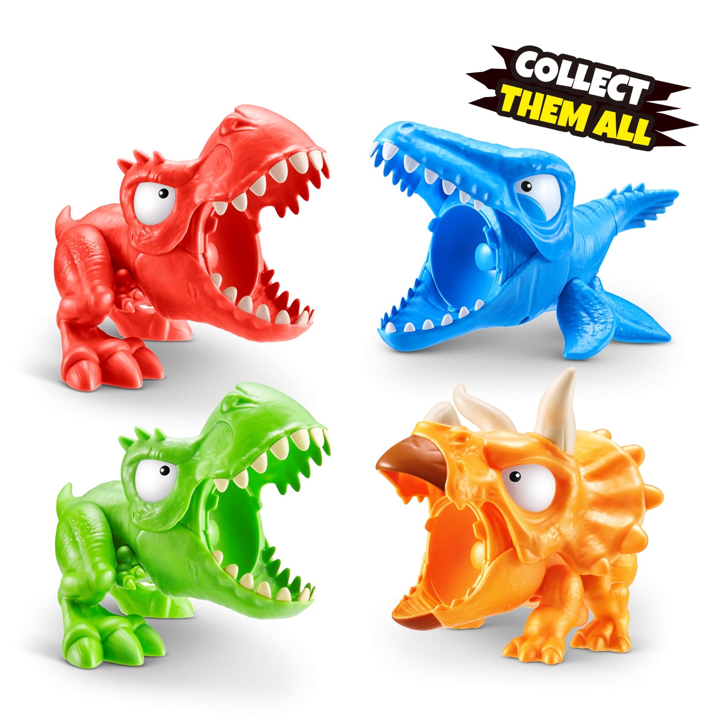 ZURU SMASHERS Dino Island Mini T-Rex Battles Playset | Collectible Dinosaur Battle Toys