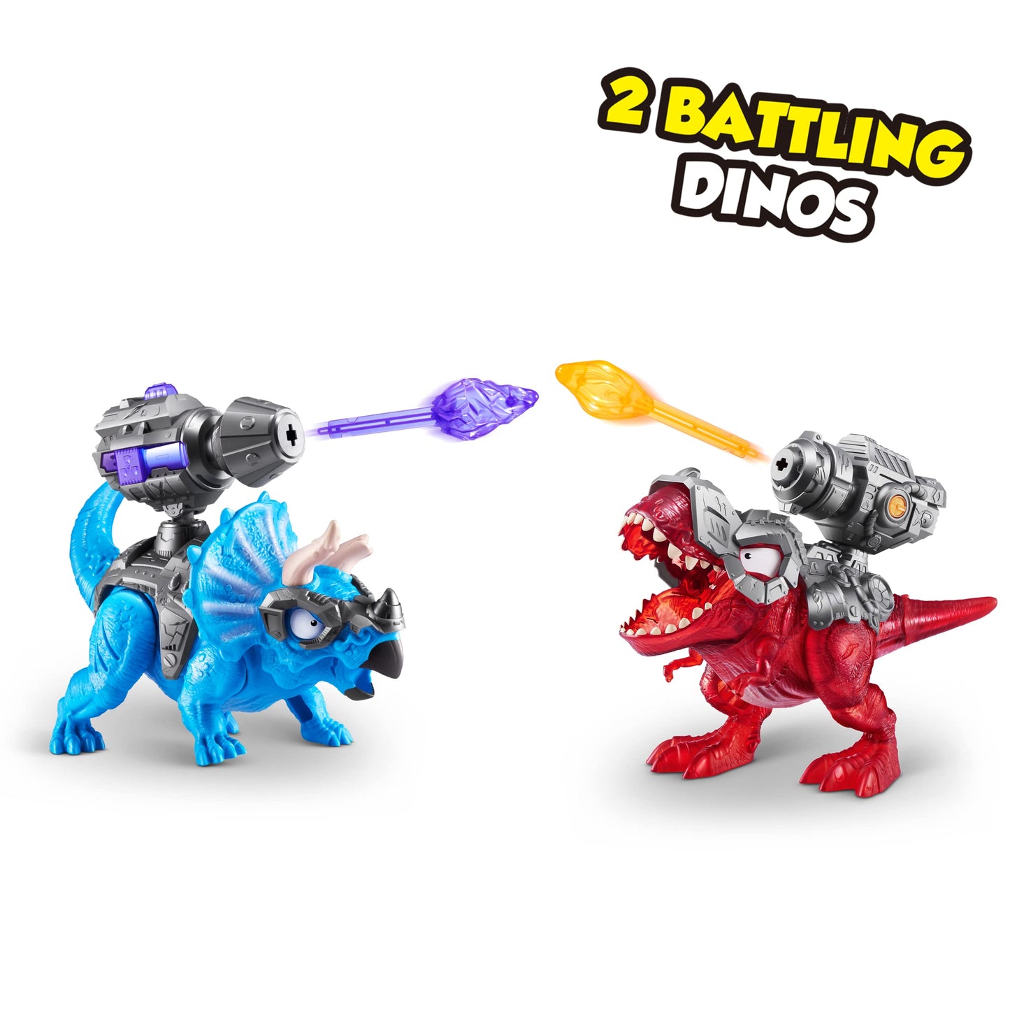 ZURU SMASHERS Dino Island T-Rex Battles (Red Version) - 50+ Surprises & Dino Battle Toys