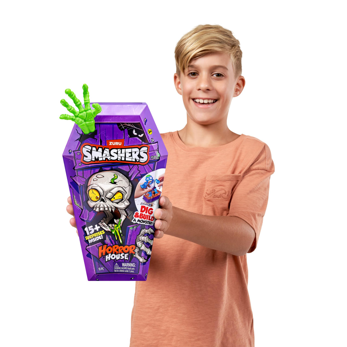 ZURU SMASHERS Horror House (Slasher) – Interactive Collectible Toy for Kids & Teens