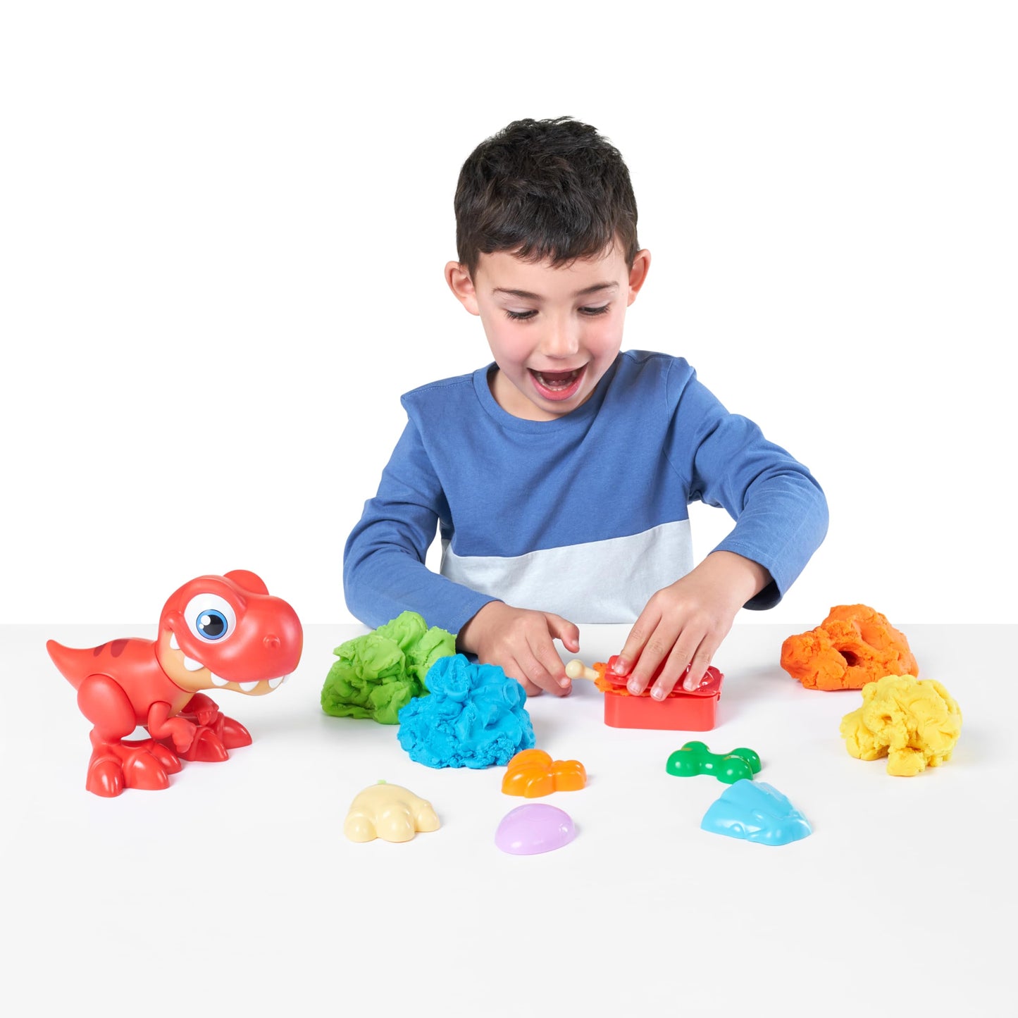 ZURU SMASHERS Smashers Junior Dino Dig Large Egg – Brontosaurus, 25 Surprises