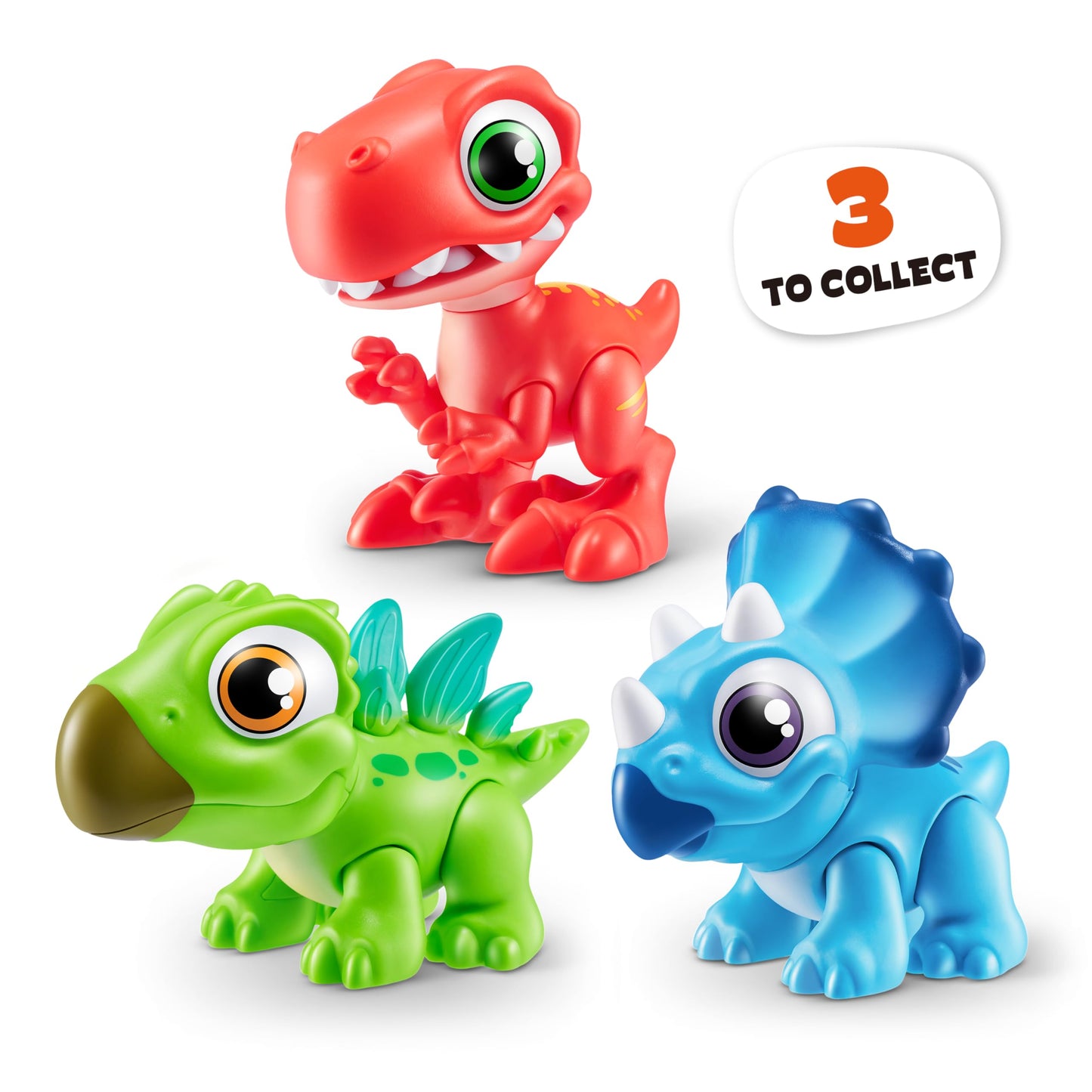 ZURU SMASHERS Junior Dino Dig Small Egg – 18 Surprises, 500g Dino Dough, Build and Explore
