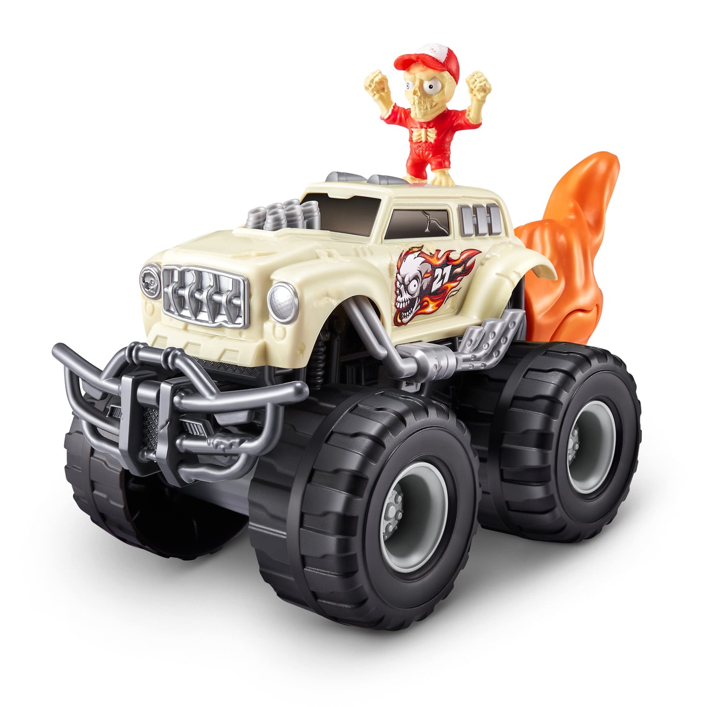 Smashers Monster Truck Surprise (Skull Truck) by ZURU – 25+ Surprises, 3 Trucks, Smash, Slime & Sand