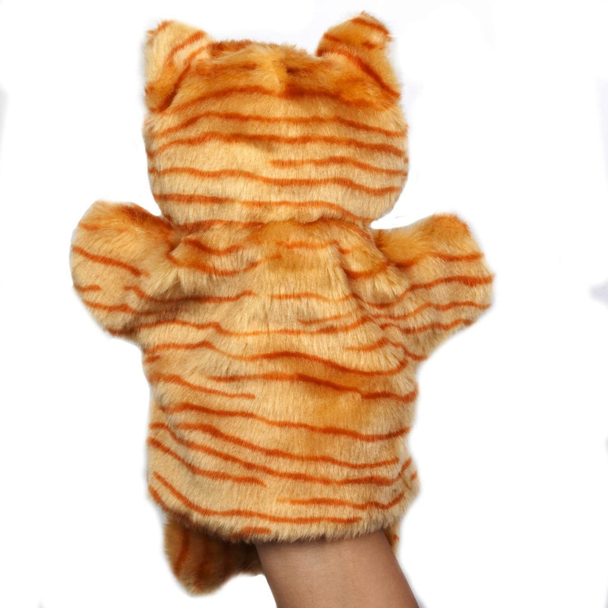 ZUXUCUVU Tabby Cat Hand Puppet — Plush Kitten Toy for Kids | Imaginative Play