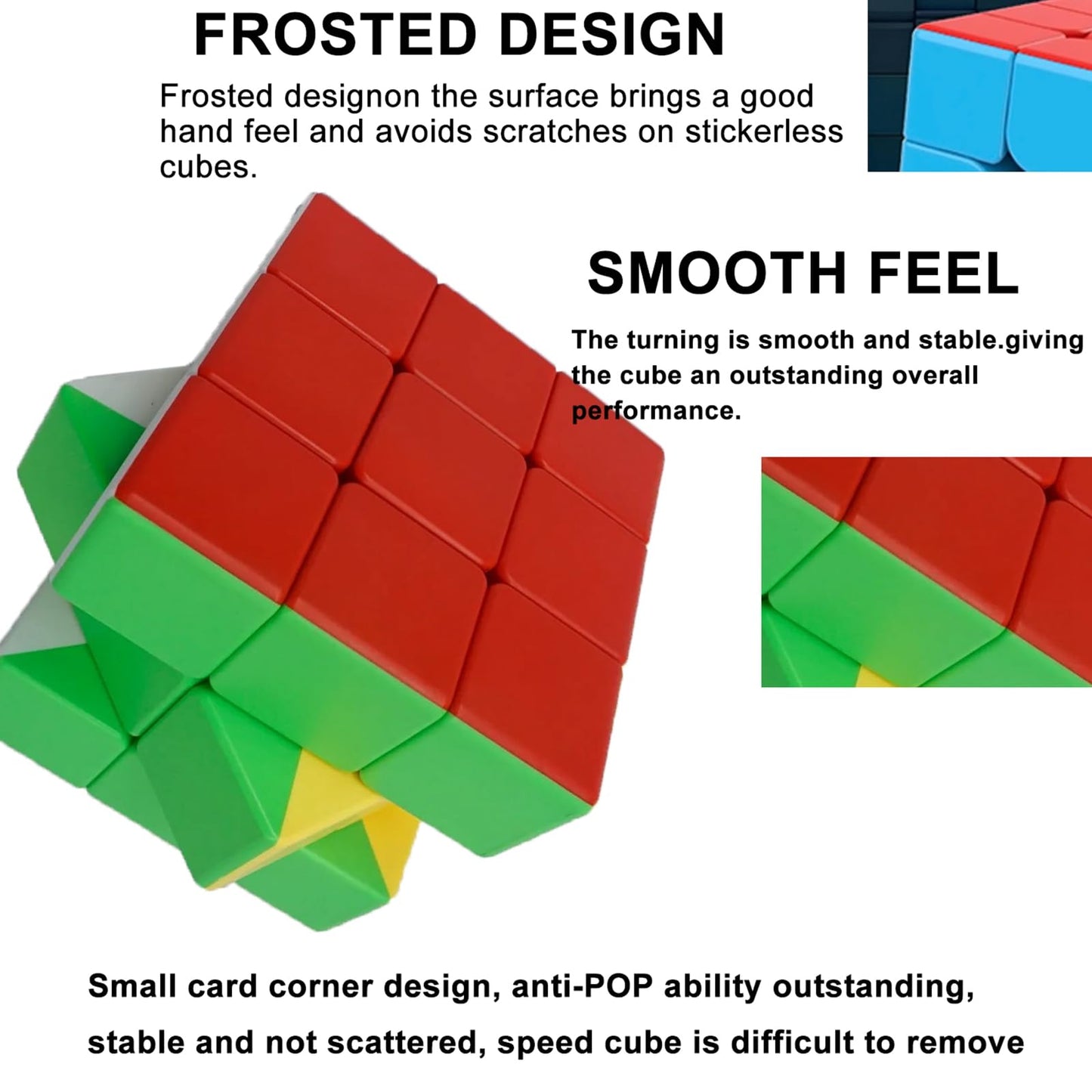 ZY-Wisdom Giant Magic Cube 18cm – Large 3x3 Speed Puzzle for Kids & Adults