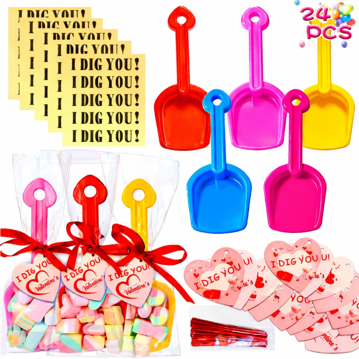 ZYCEHO 128Pcs Kids Valentines Day Gifts – Classroom Exchange & Party Favors