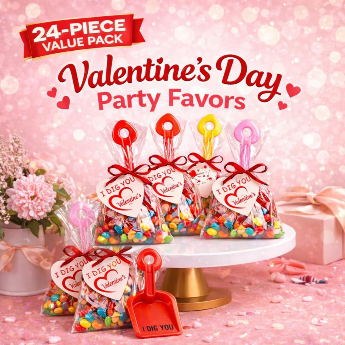 ZYCEHO 128Pcs Kids Valentines Day Gifts – Classroom Exchange & Party Favors