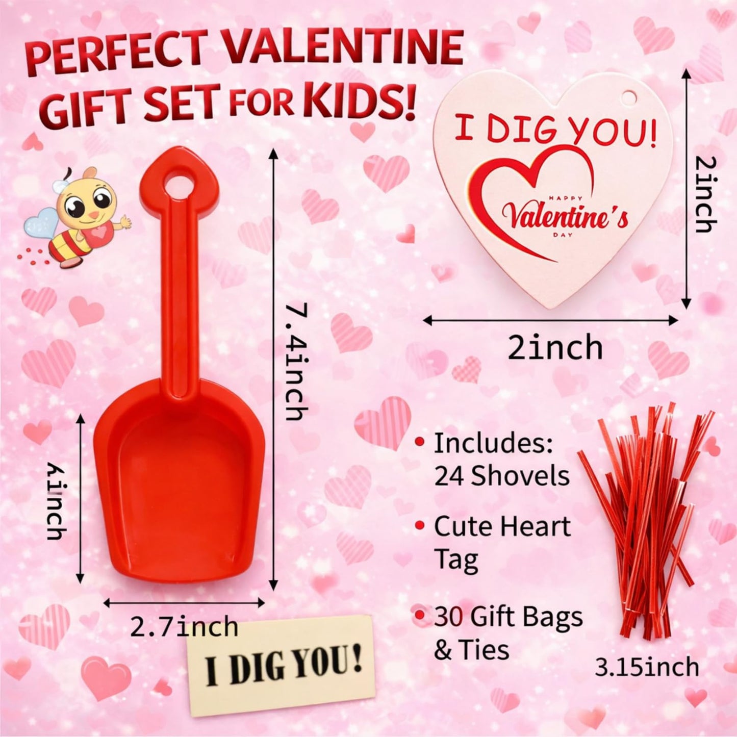 ZYCEHO 128Pcs Kids Valentines Day Gifts – Classroom Exchange & Party Favors