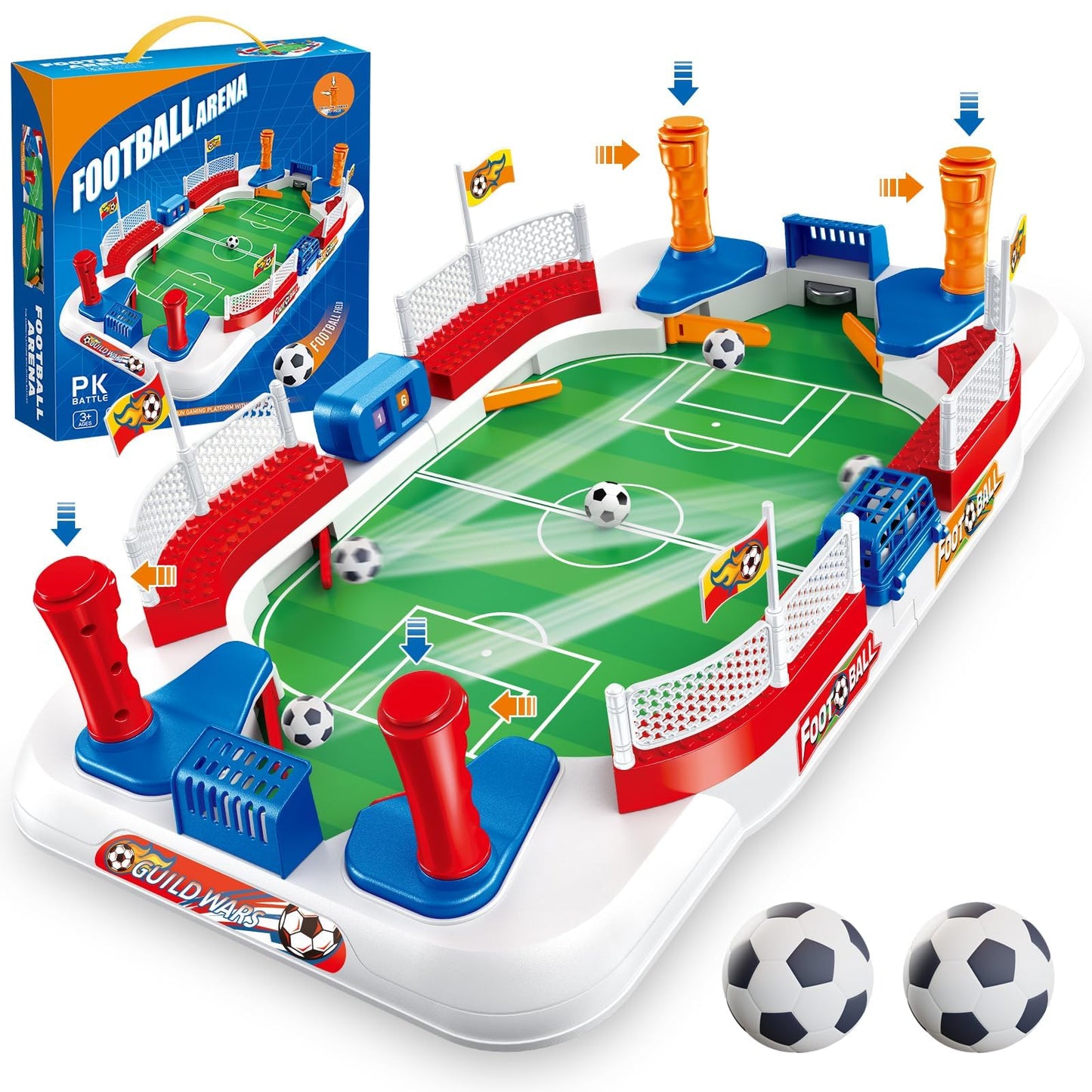 ZYYBQW Mini Foosball Table — Portable 2-Player Soccer Game for Kids & Families