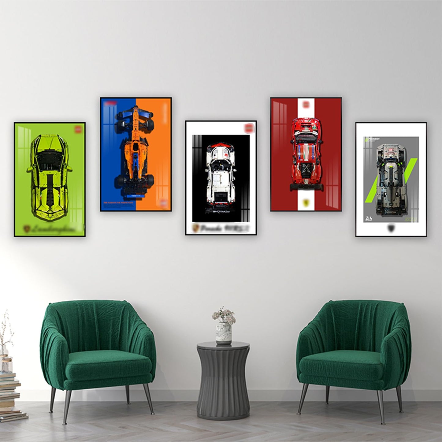 ZZFENGKR Lego McLaren F1 42141 Car Wall Mount — Display Wall Board for LEGO Collectibles
