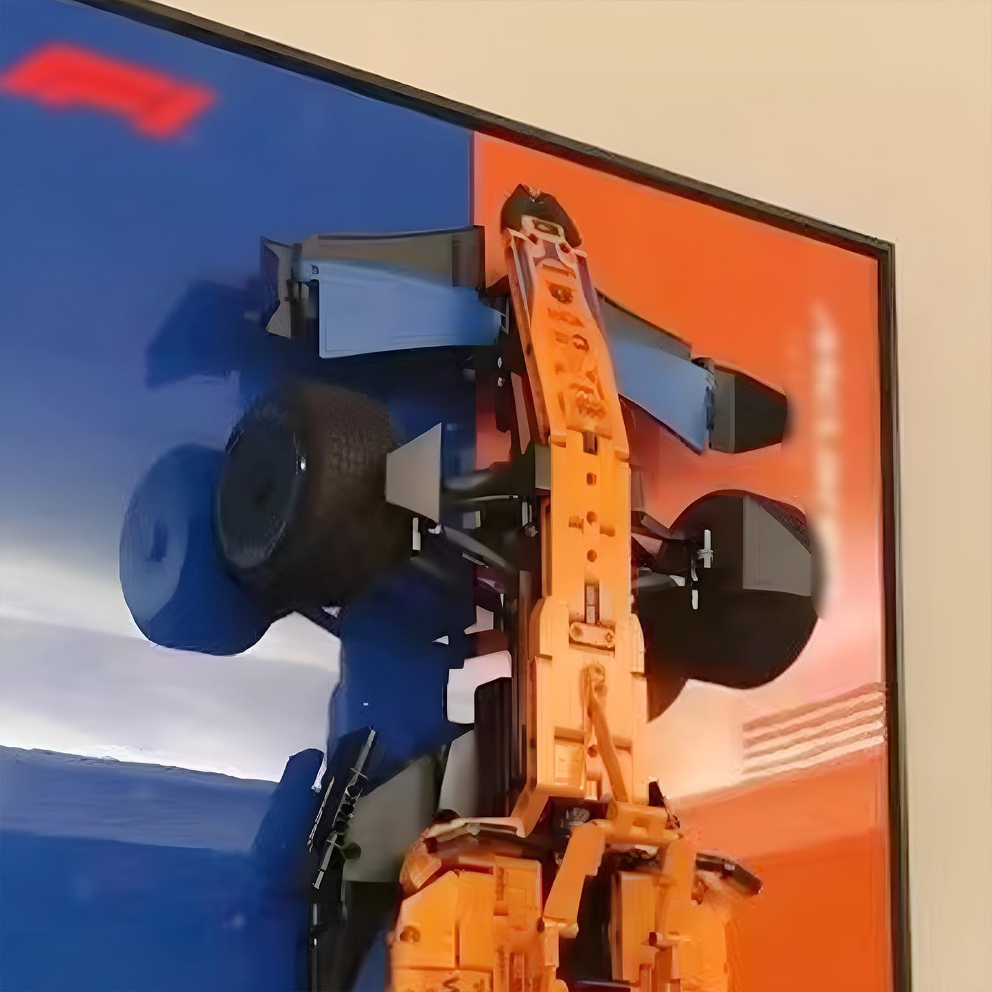 ZZFENGKR Lego McLaren F1 42141 Car Wall Mount — Display Wall Board for LEGO Collectibles