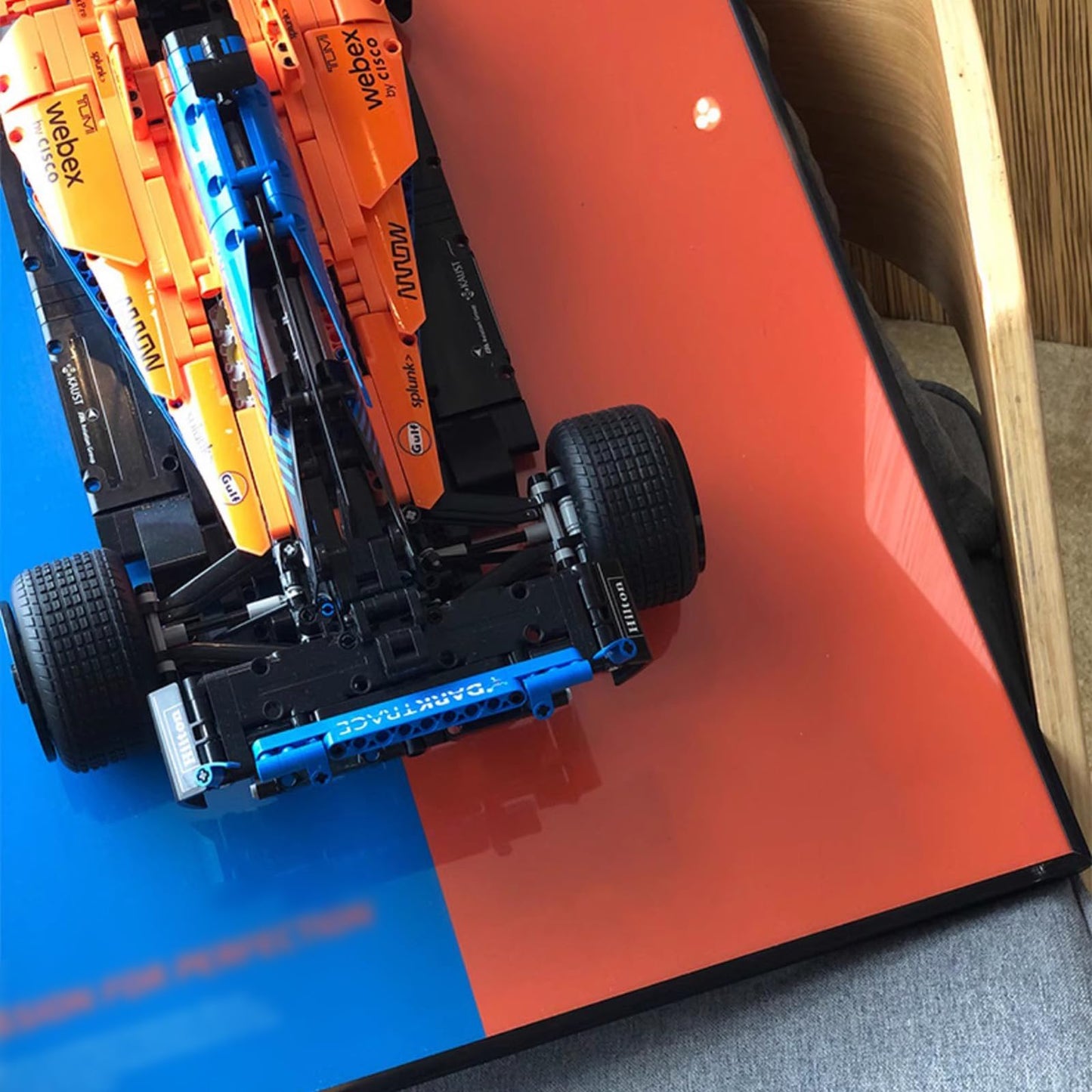 ZZFENGKR Lego McLaren F1 42141 Car Wall Mount — Display Wall Board for LEGO Collectibles