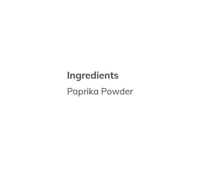 Rajah Paprika Powder, 100g