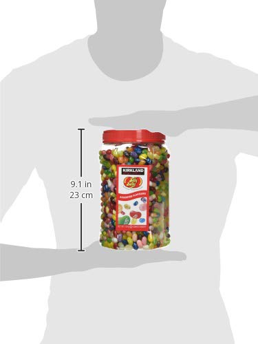 Kirkland Jelly Belly Bean Bulk Jar 44 flavours Sweets, Multi Colours, Original, 1.8 kg