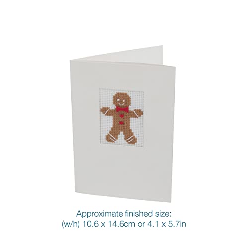 Trimits Cross Stitch Kit: Card: Gingerbread Man, Assorted, One Size