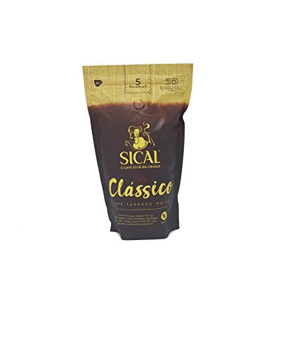 Sical Portuguese Classico Normal Ground Coffee Cafe 5 Estrelas 250G 1 Pack