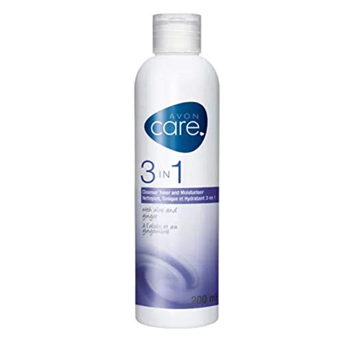 Avon Care 3-in-1 Cleanser, Toner & Moisturiser -with Aloe and Ginger-200 ml,