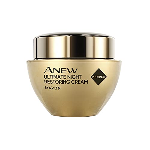 Avon Anew Ultimate Night Restoring Cream, with Protinol™ Technology to Firm Skin, Reduce the Appearance of Wrinkles and Boost Radiance, 50ml