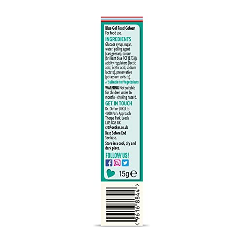 Dr. Oetker Blue Extra Strong Food Colour Gel, 15g
