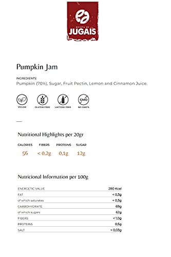 Pumpkin Jam from Portugal (Abobora) - 280g - Pack of 2