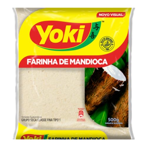 Yoki Manioc Flour / Farinha de Mandioca Cruda 500g