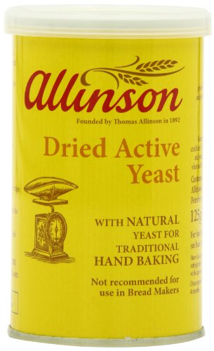 Allinson Dried Yeast, 125g (Pack of 10)