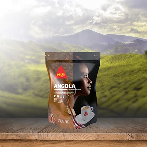 Delta Ground Roasted Coffee from ANGOLA for Espresso Machine or Bag 250g