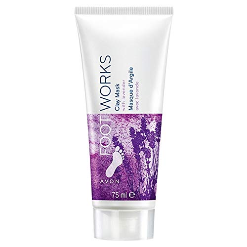 AVON FOOTWORKS CLAY MASK WITH LAVENDER