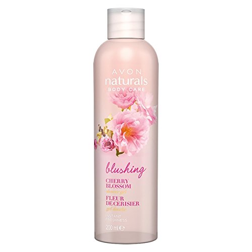 Avon Naturals Body care Shower Gel Instant Freshness 200ml (Cherry Blossom)