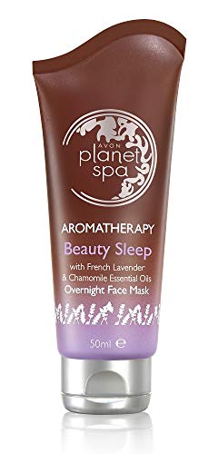 Pack of 2 Avon Planet Spa Aromatherapy Beauty Overnight Face Mask with French Lavender and Chamomile Essential Oils 2 x 50ml